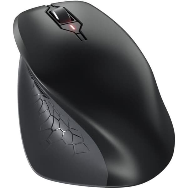 "CHERRY STREAM MOUSE COMFORT, Ergonomisk Trådlös Mus med Gummifotstöd, Svart"