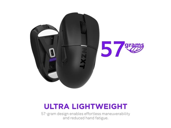 NZXT Lift - Mus - trådlös