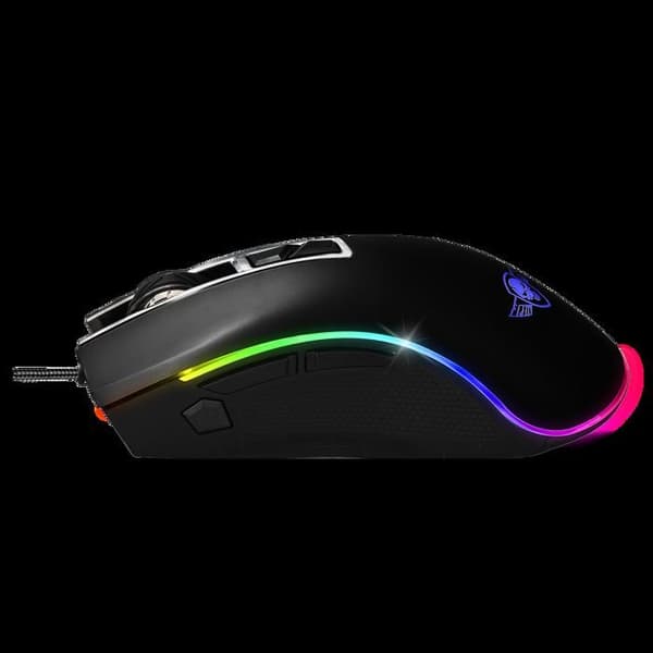 SPIRIT OF GAMER - PRO-M6 Gaming Mouse - RGB LED - Anpassningsbar - Upp till 6400 DPI - 2 konfigurerbara profiler - RAPID FIRE