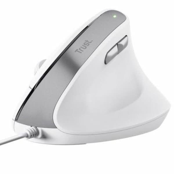 Ergonomisk optisk mus Trust Bayo II Hvid 2400 dpi