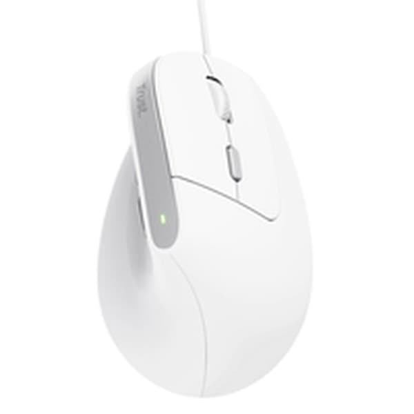 Ergonominen optinen hiiri Trust Bayo II Valkoinen 2400 dpi