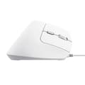 Miniatyrbilde 5 av 5: Ergonomisk Optisk Datamus Trust Bayo II Hvit 2400 dpi