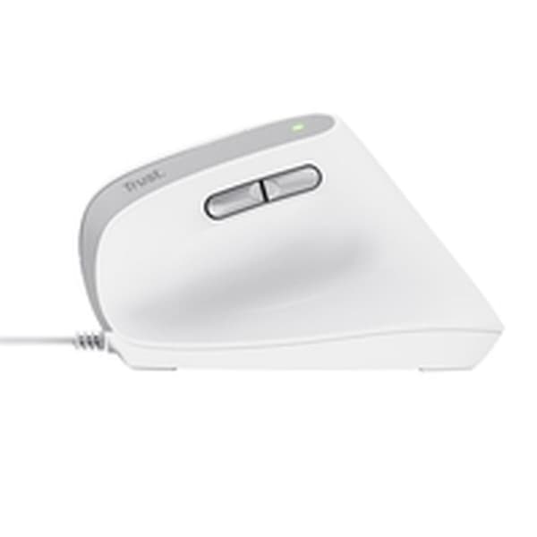 Ergonominen optinen hiiri Trust Bayo II Valkoinen 2400 dpi