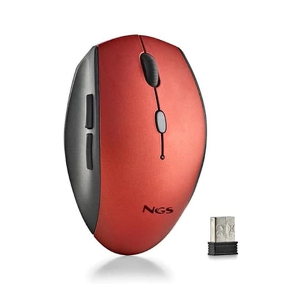 Langaton hiiri NGS BEERED Punainen 1600 dpi