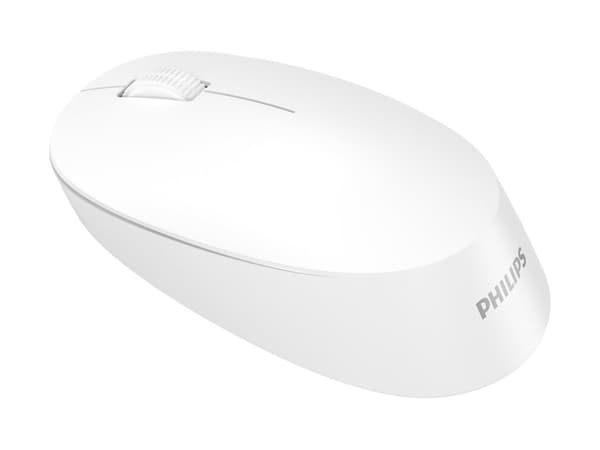 Philips SPK7407W/00, Ambidextrous, Optical, RF Wireless + Bluetooth, 1600 DPI, White