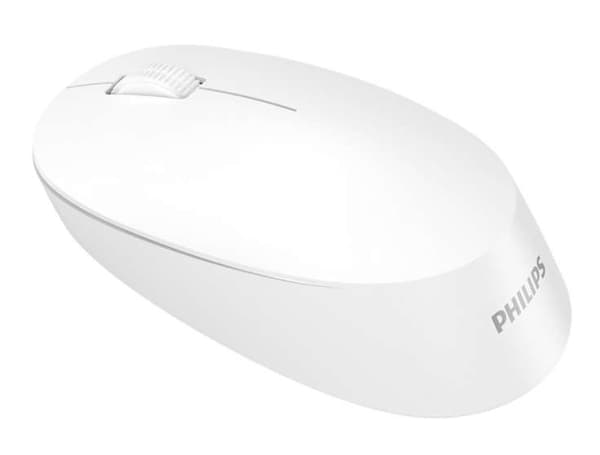 Philips SPK7407W/00, Ambidextrous, Optical, RF Wireless + Bluetooth, 1600 DPI, White
