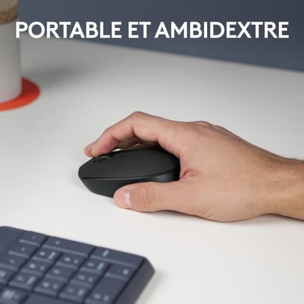 Mus - Trådlös - Logitech - M171 - Ambidextrous - Svart