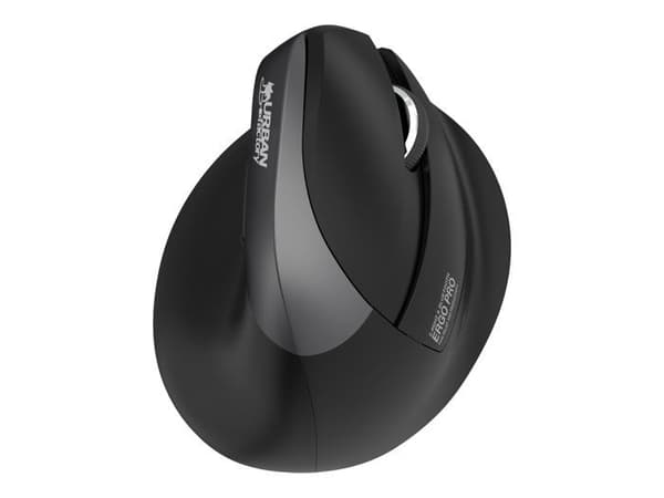 Trådlös mus - URBAN FACTORY - ERGO PRO - Ergonomisk - Vertikal - 2.4GHz