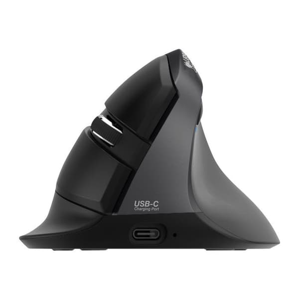 Trådlös mus - URBAN FACTORY - ERGO PRO - Ergonomisk - Vertikal - 2.4GHz Svart