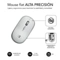 Miniatyrbild 3 av 3: Ratón Inalámbrico Subblim Wireless Mini/ Hasta 1600 DPI/ Plata Argent