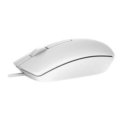 DELL Mus MS116 - Kabelansluten - Optisk - Vit