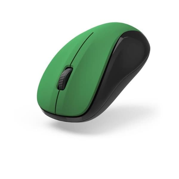 "MW-300 V2" 3-knapps trådlös optisk mus, tyst, recep. USB, grön Grön