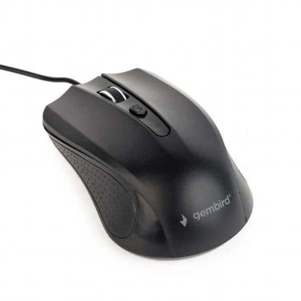 Optisk mus - GEMBIRD - MUS-4B-01 - USB - 4 knappar - Justerbar upplösning 800/1200 dpi Svart