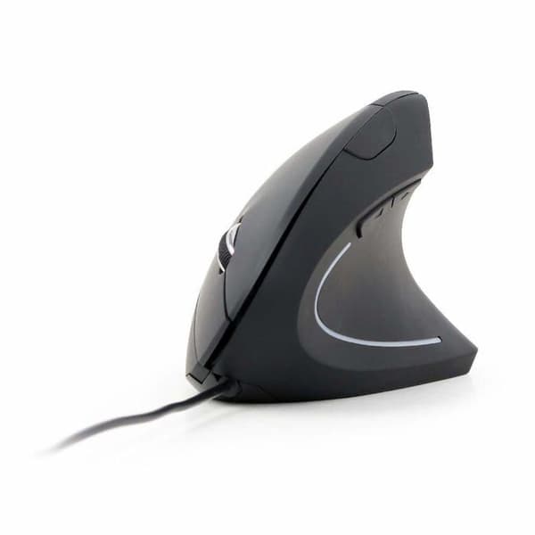 Ergonomisk mus - GEMBIRD - MUS-ERGO-01 - USB - Optisk - 6 knappar - Svart