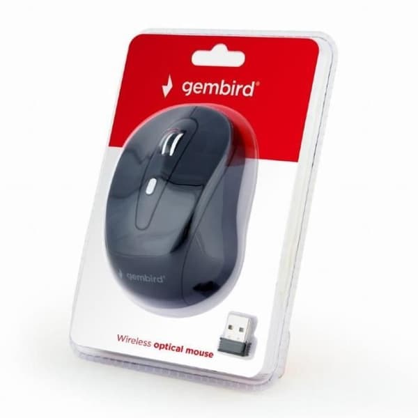 Mus MUSW-6B-01 GEMBIRD USB Stick Svart