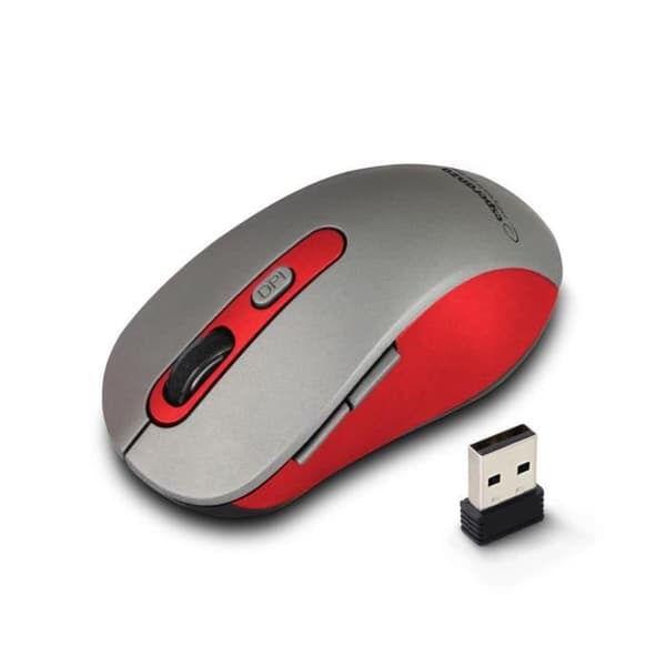 ADARA 2,4GHZ 6D USB trådlös optisk mus Röd