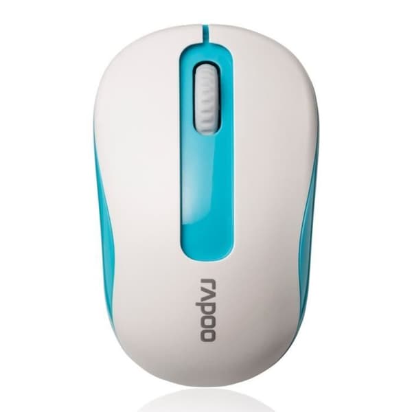 Rapoo Mouse M10 - Trådlös - 3 knappar - Optisk - 1000 DPI - PC - Blå