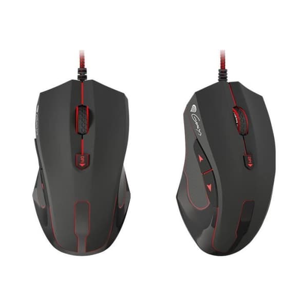 Musmatt Natec Genesis GX75 - Optisk - 6 knappar - Trådad - USB