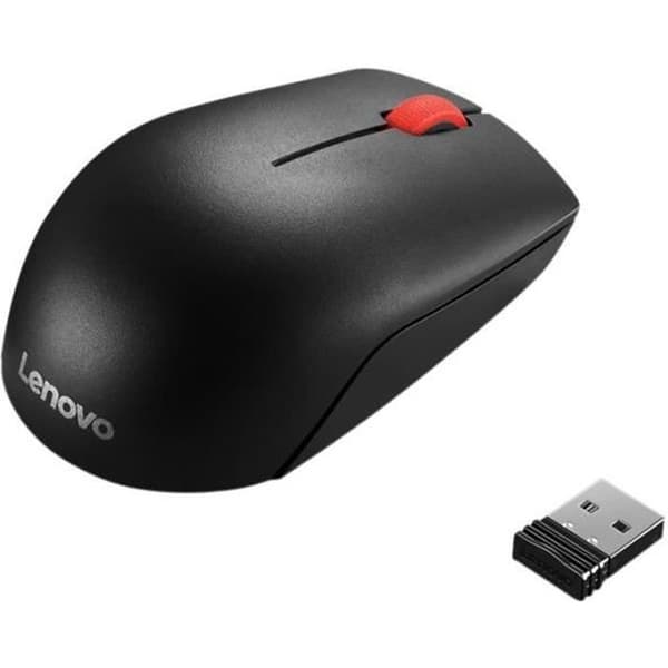 Lenovo Essential Optical Mouse - Trådlös - Svart - 1000 dpi