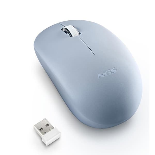 Optisk mus - NGS - FOG PRO BLUE - 1000 DPI - Trådlös - Tysta knappar