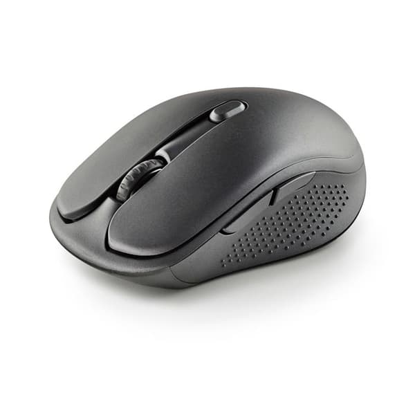 NGS EVO PEEP: Uppladdningsbar lasersmus med fleranvändar trådlös anslutning. 2.4 GHz+Bluetooth 5.0+Bluetooth 5.1, tyst, USB-A