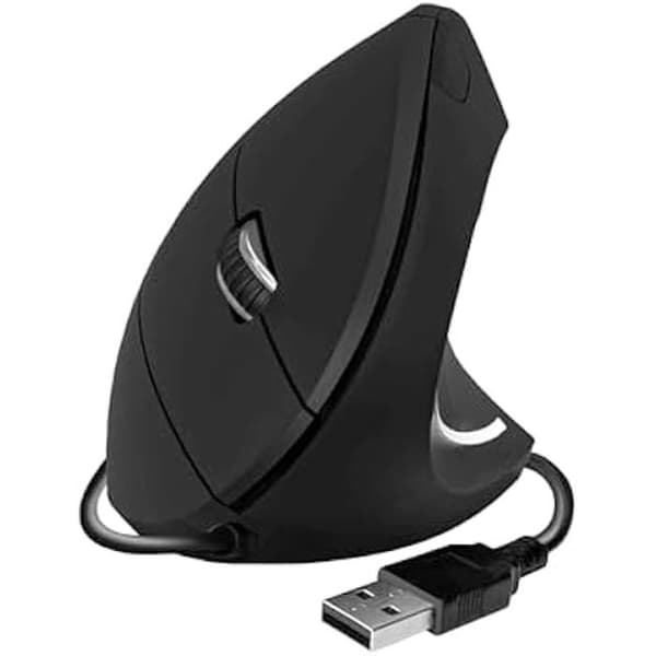 SUBBLIM Glide Vertikal Ergo Wired Mus Svart Svart