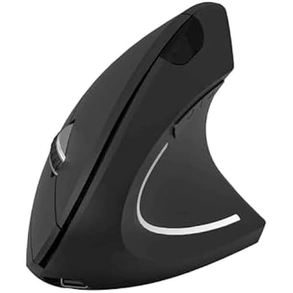 SUBBLIM Glide Vertical Ergo Dual Mouse Batteri Svart Svart