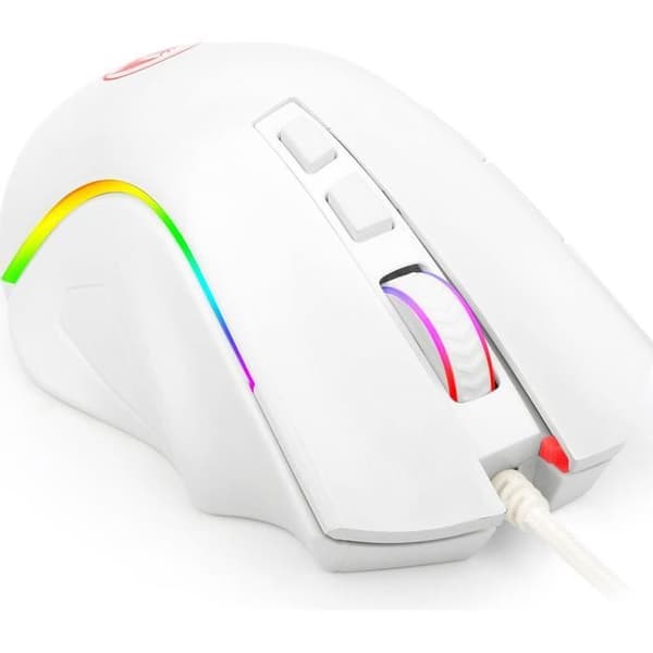 Souris Reddragon M607W Griffin Vit RVB Spelmus