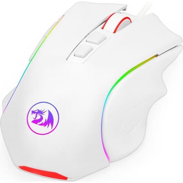 Souris Reddragon M607W Griffin Vit RVB Spelmus