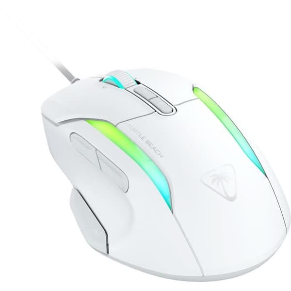 Trådbunden spelmus - Turtle Beach Kone™ II - Ultralätt - Vit, 26 000 DPI, 23 anpassningsbara funktioner