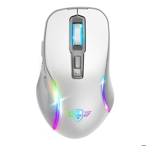 Trådlös Gaming-mus - ELITE-M50 - Vit - 8000 DPI - RGB-belysning - 6 programmerbara knappar