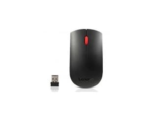 Lenovo ThinkPad Essential Wireless Mouse - Mus - laser - 5 knappar - trådlös - 2.4 GHz - trådlös USB-mottagare Svart