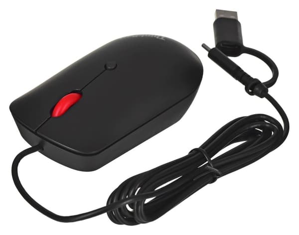 Lenovo 4Y51D20850 mus Ambidextrous USB Type-C Optisk 2400 DPI
