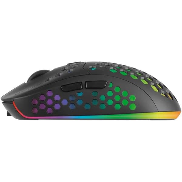 MARSGAMING Mars Gaming, trådlös spelmus, RGB Flow, Ultralätt 79g, 3200DPI, Svart - MMW3 Svart