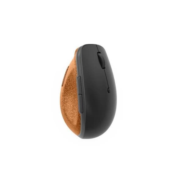 Lenovo Go Bluetooth trådlös vertikal ergonomisk mus Grå, Trä