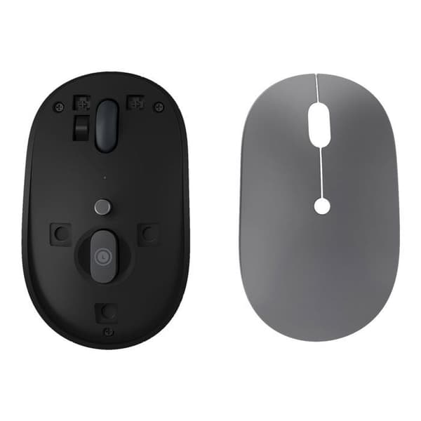 Trådlös mus - LENOVO - GO USB-C - 2 års garanti - Optisk teknik - USB-C Svart, Grå