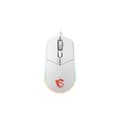 Miniatyrbild 1 av 5: Trådbunden spelmus - MSI - CLUTCH GM11 WHITE - PMW-3325 5000 DPI optisk sensor - RGB-belysning