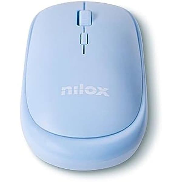 Trådlös mus - NILOX - Ljusblå