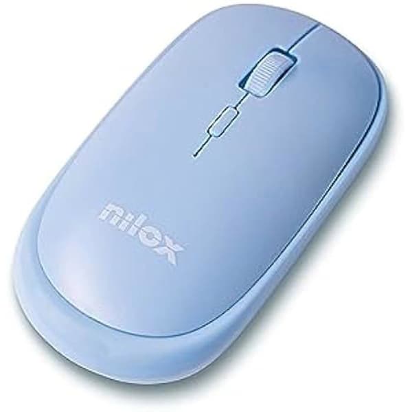 Trådlös mus - NILOX - Ljusblå