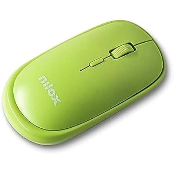 Mus - Nilox - Trådlös - Grön - Ambidextrous - 3 knappar