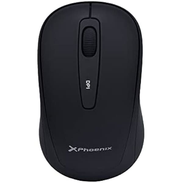 Phoenix M250 trådlös mus - PHOENIX TECHNOLOGIES - Svart - Silent Click - 1600 DPI - USB