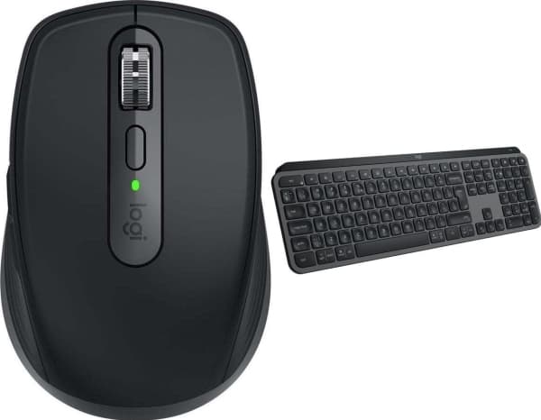 Logitech MX Anywhere 3S Graphite Mouse (910-006929) + MX Keys S Wireless Graphite US (920-011587)