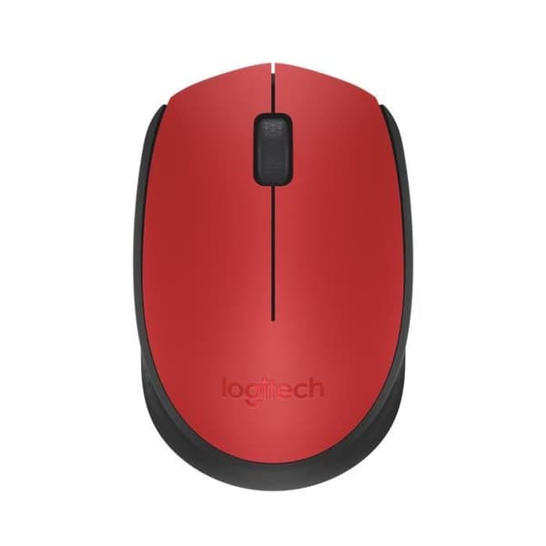 Mus - Trådlös - Logitech - M171 - Ambidextrous - Röd