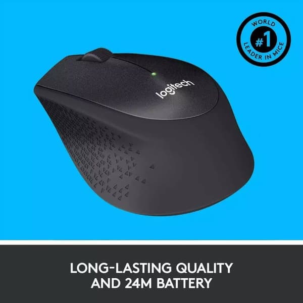 Logitech M330 Silent Plus langaton hiiri - USB-yhdistävä vastaanotin