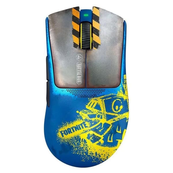 Razer Deathadder v3 Pro (Fortnite Edition) - Trådbunden eller trådlös mus för spelare - Razer HyperSpeed teknologi - högerhänt - sensor Multifärg