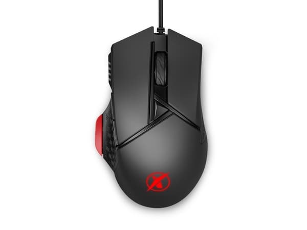 Niceboy ORYX M410 Gravity, Oikeakätinen, Optinen, USB A-tyyppi, 12000 DPI, Musta