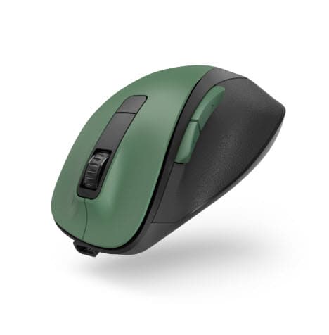 Hama optisk trådløs mus 6 knapper MW-500 Genopladeligt batteri Ergo. Skov grøn