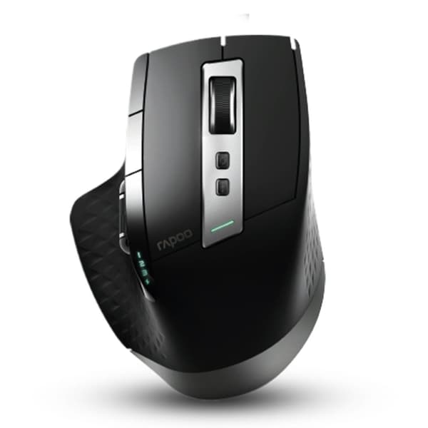 Rapoo Mouse Mm Laser Black Mt750s Svart, Silver