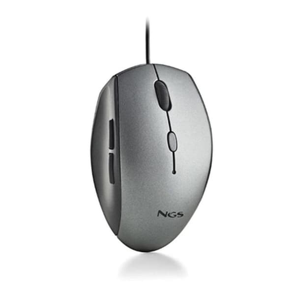 Mus NGS MOTHGRAY Grå 1600 dpi (1 enheder)