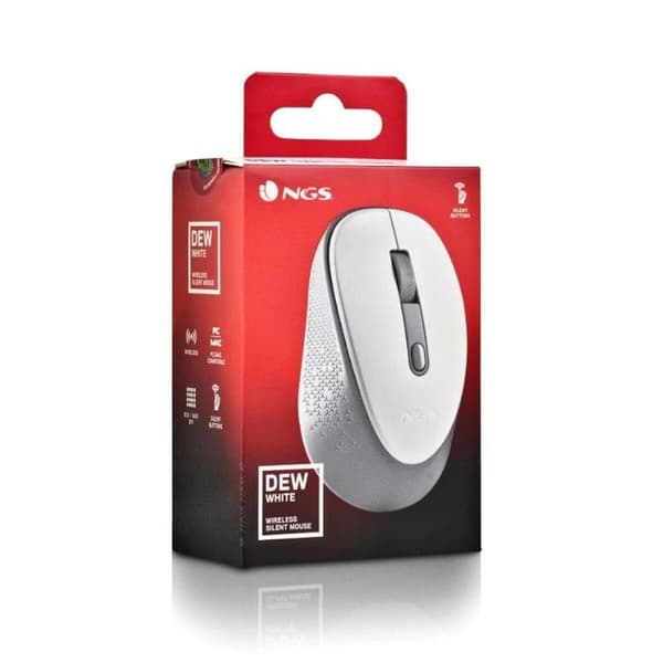 Hiiri NGS DEWWHITE Valkoinen 1600 dpi (1 osaa)